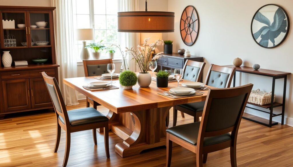 maple dining room table
