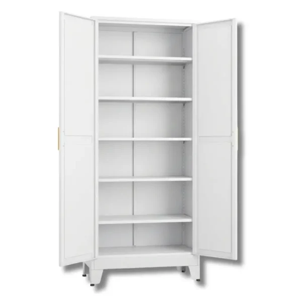 GAIOUS Metal Pantry Cabinet 75 Inch White Proven 180lb Shelf Capacity GAIOUS Metal Pantry Cabinet 75 Inch White | Proven 180lb Shelf Capacity