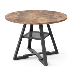 Jocoevol round dining table for 4