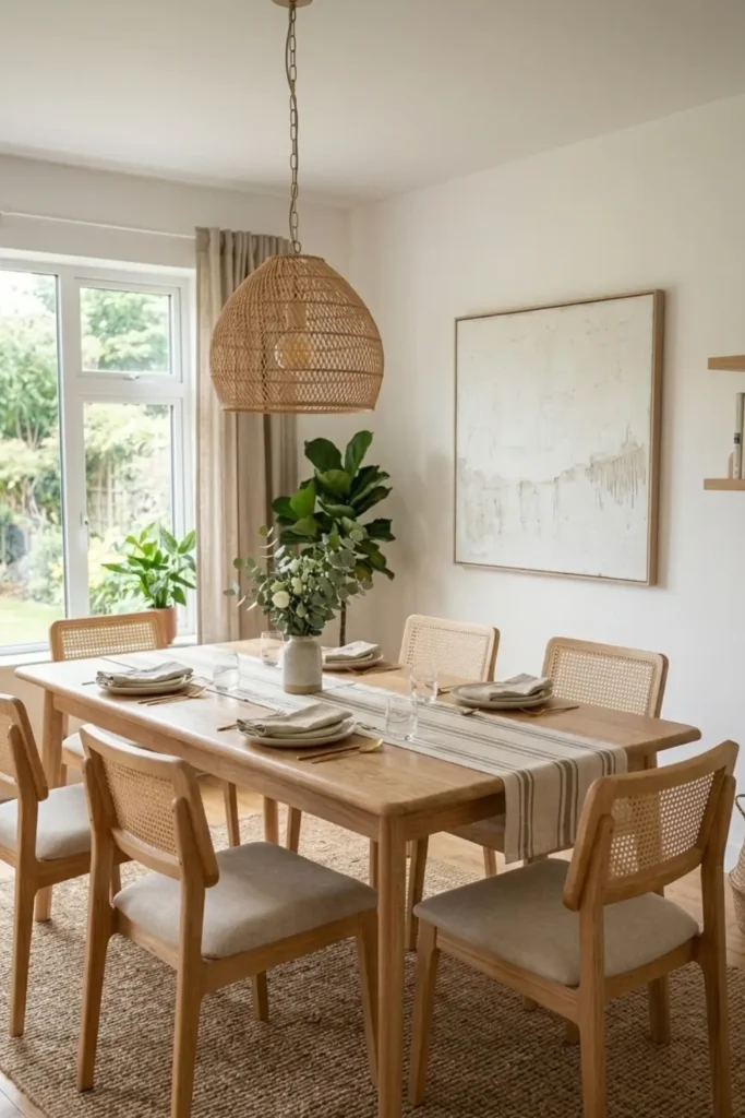 Light Wood Dining Room Table