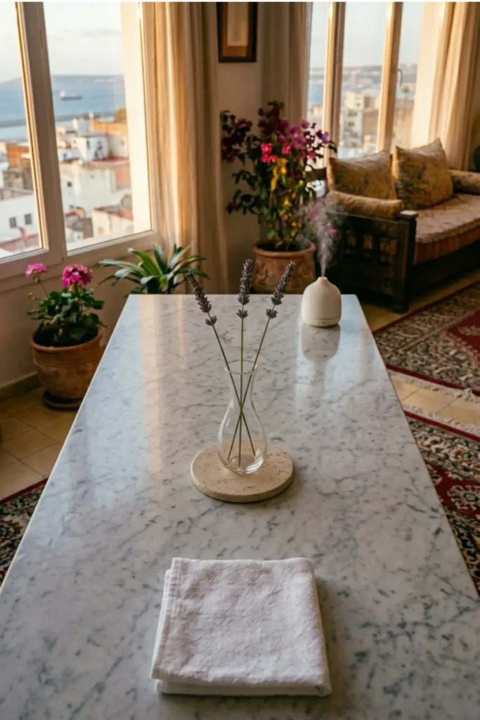 Seasonal Care for Marble Tables