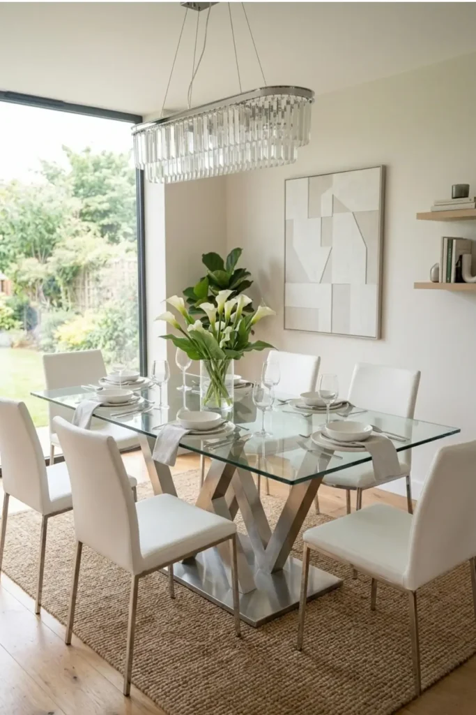 Top Glass Dining Table