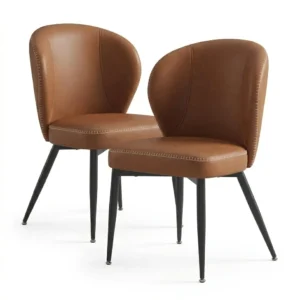 VASAGLE EKHO Dining Chairs Synthetic Leather | Verified 265lb Capacity