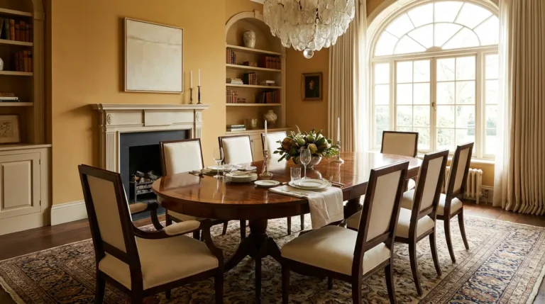 elegant oval wood dining tables